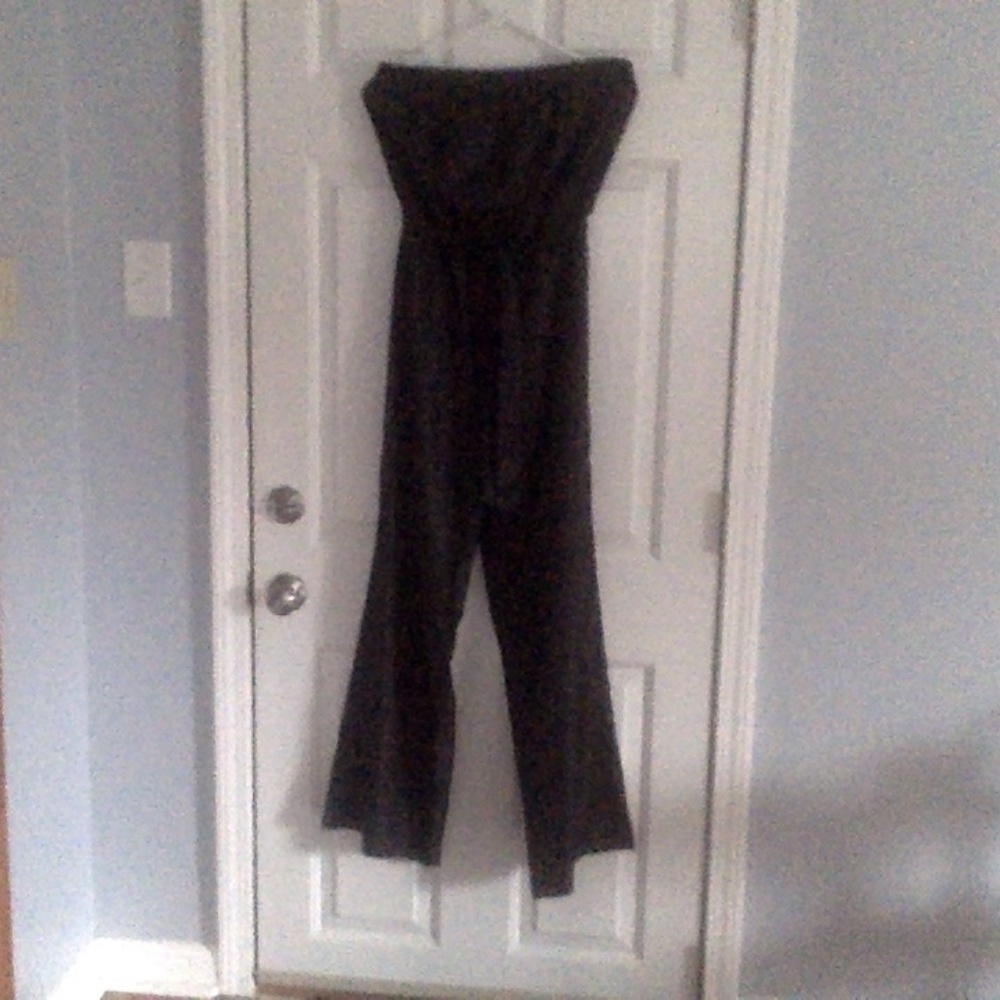 *SALE* Victoria Sport Strapless Pantsuit Black Jumpsuit  Size M